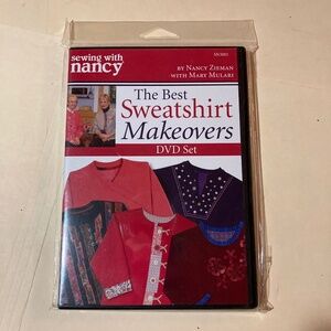 2016 Sewing With Nancy The Best Sweatshirt Makeover DVD Set New